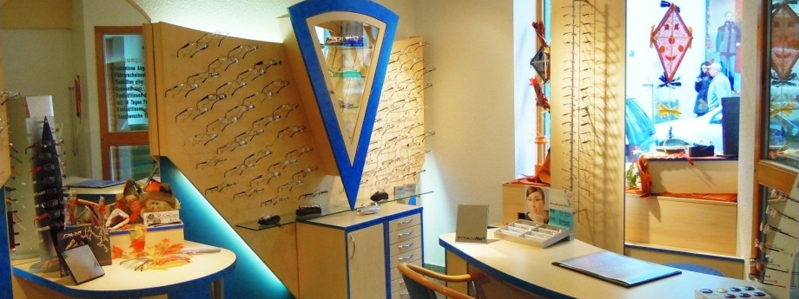 Ladeninnenräume Augenoptik Gräfe